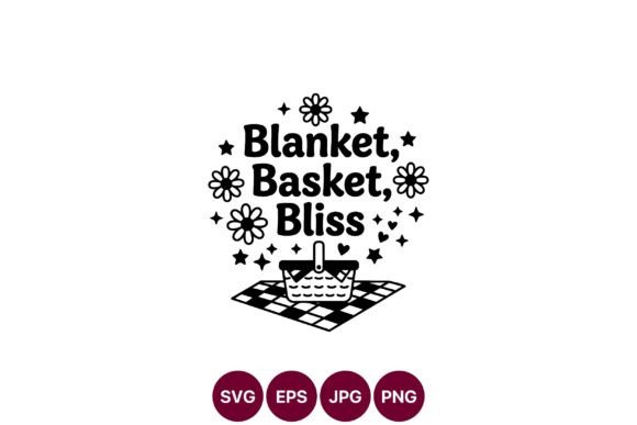 Blanket Basket Bliss Picnic Vector: Graphics for Branding