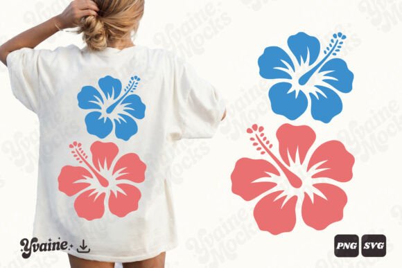 Hibiscus Flower Tropical Summer SVG PNG