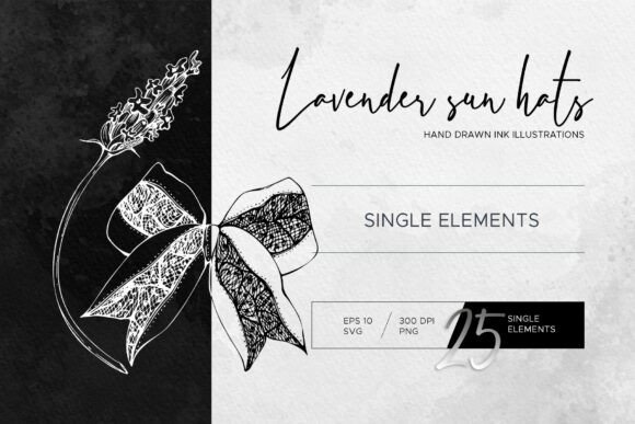 Lavender Sun Hats: Graphics & Illustrations